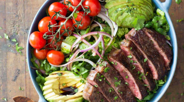 Striploin Steak Salad – Ribeye Butcher Shop