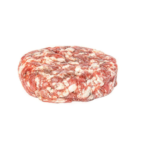 Handmade at Ribeyes, our wide variety is ever changing. High quality ingredients only, utilizing only bacon, steak trimmings and chuck cuts. 7 oz each.