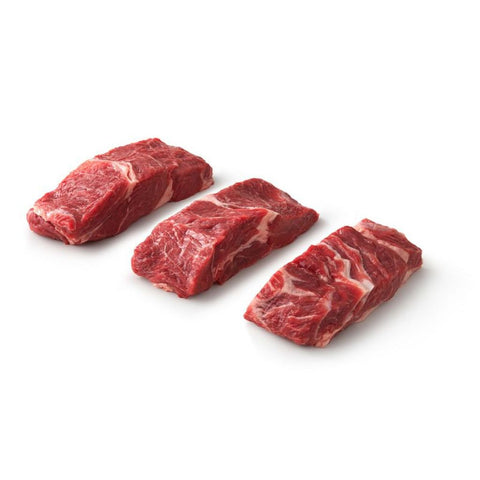 The Same as our Bone in Short Ribs, Just Boneless. Canada's best beef, hand selected for Ribeyes by our exclusive network of local Alberta farms. Average Piece is 3/4 lb.