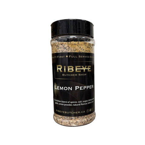 Our kitchen blend of spices, salt, sugar, dehydrated garlic, onion powder, natural flavour, citric acid.