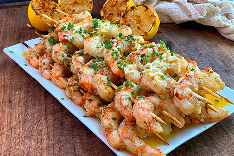 Marinated Grilled Argentinian Red Shrimp