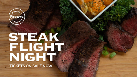Steak Flight Night at Ribeye Butcher Shop