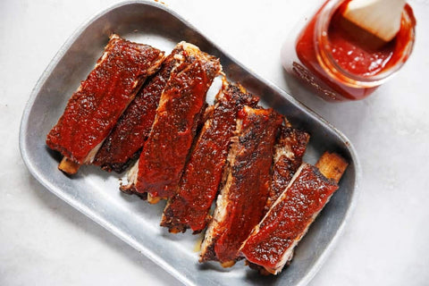 Smoky Coffee BBQ Pork Back Ribs