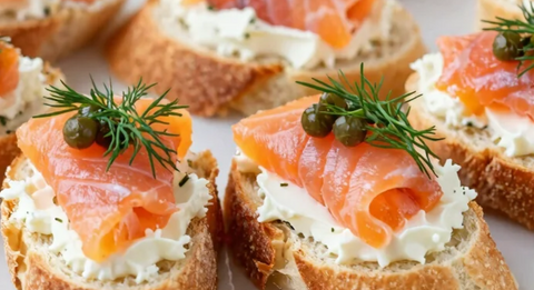 Smoked Salmon Canapes