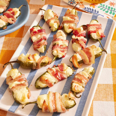 Bacon Wrapped Jalapeño Poppers