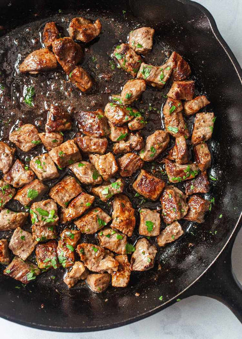 Garlic Herb Steak Bites