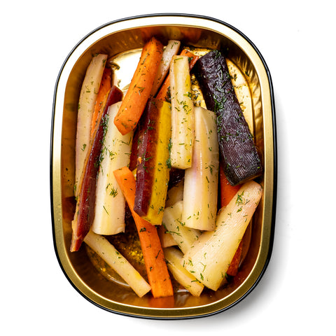 Honey Garlic Glazed Heritage Carrots