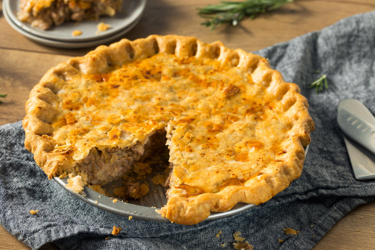 Authentic Tourtiere (Serves 4-6 people)