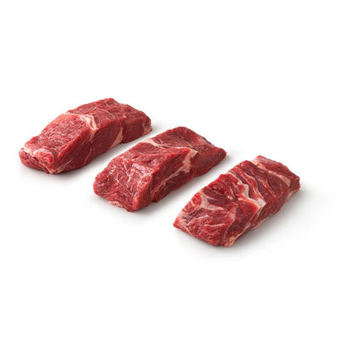 The Same as our Bone in Short Ribs, Just Boneless. Canada's best beef, hand selected for Ribeyes by our exclusive network of local Alberta farms.  Average Piece is 3/4 lb.
