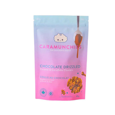 They've drizzled their Salted Caramel Caramunchies with a decadent dark chocolate from France (ooolala) to balance out the creamy caramel. This adds another level of delicious complexity to a fan-favorite salted caramel snacks!  SIZE: 85G  Made in Edmonton