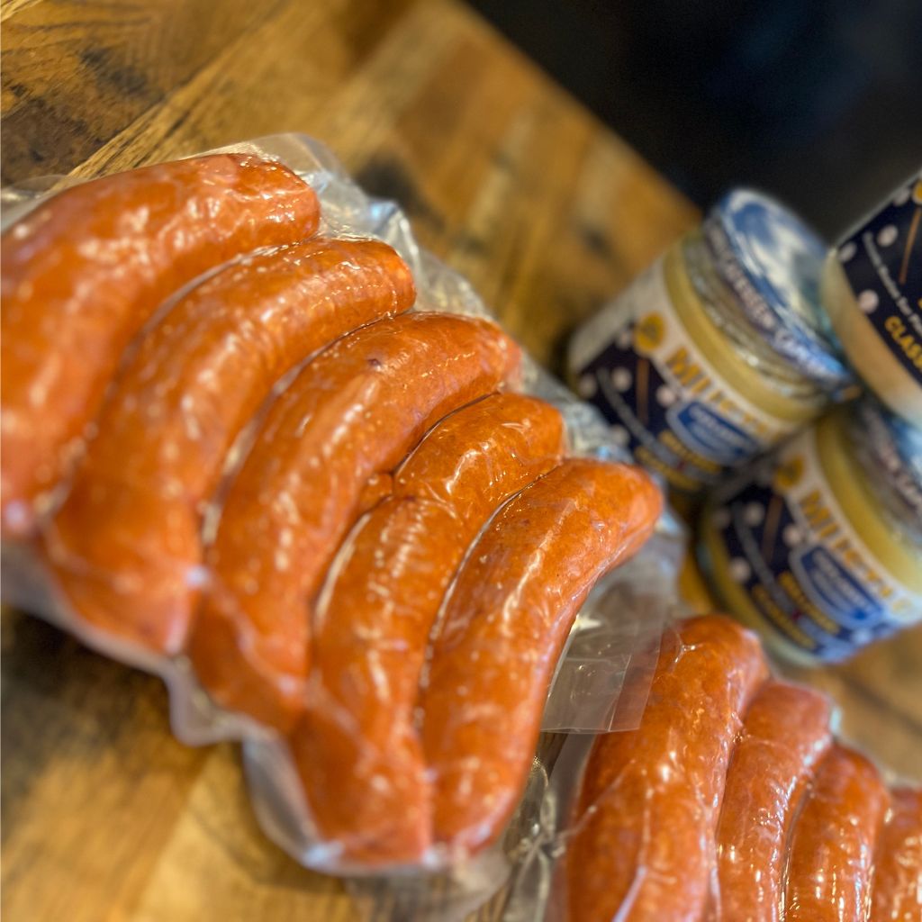 Jalapeno Cheddar Smokies Pork Sausage Ribeye Butcher Shop