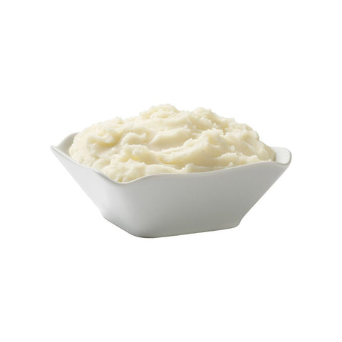 Classic yukon gold pomme puree, cheese curd mash. Simply Heat and Serve.  Served 1-2 portions